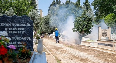 Büyükşehir’den toplu kullanım alanlarına ilaçlama çalışması