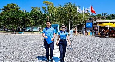 Büyükşehir zabıtasından ‘Dumansız plaj’ uygulaması denetimi