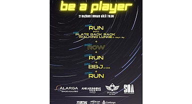 Çankaya’da “Be a Player Ankara” Spor Buluşması