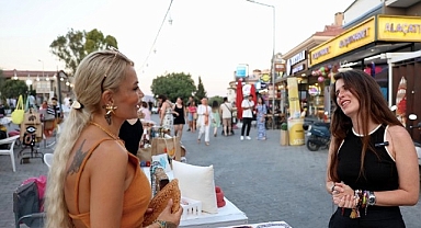 Çeşme’de kadın emeği gece pazarlarında hayat buluyor