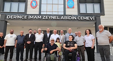 Derince’nin yeni cemevindeki son kontrolleri Başkan Büyükakın yaptı