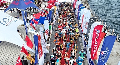 DOCA Tirilye Ultra Koşusu Mudanya'da Rekor Katılımla Gerçekleşti