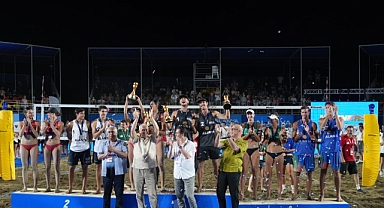 Dünya plaj voleybolunun kalbi Alanya’da attı