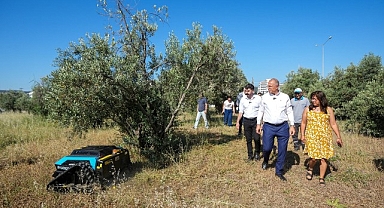 Gaziemir’de yabani otlarla mücadelede teknoloji desteği