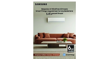iF Design Award ödüllü Samsung Bespoke AI WindFree Pro klimada 6 yıl garanti ve 6 taksit avantajı