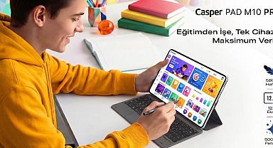 Kalem ve Klavye Kutudan Çıkıyor: Casper PAD M10 Pro ile Üretkenlik Tek Cihazda