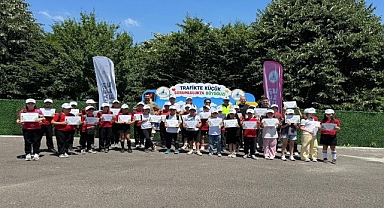 Kartepe'de Trafik Eğitim Parkurunda Eğitimler Başladı