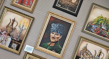 KEÇMEK Kursiyerlerinin Yıl Sonu Sergisi Açıldı