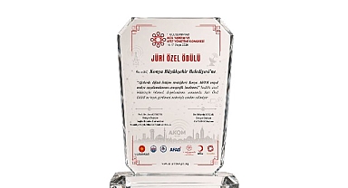 Konya AKOM’a Uluslararası Kongreden Jüri Özel Ödülü
