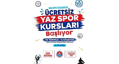 Maltepeli çocuklara spor dolu yaz tatili