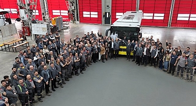 Otokar Üretimi İlk Mercedes-Benz Conecto Otobüs Banttan İndi