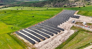 Özbelsan Güneş Enerji Santrali hizmete açıldı