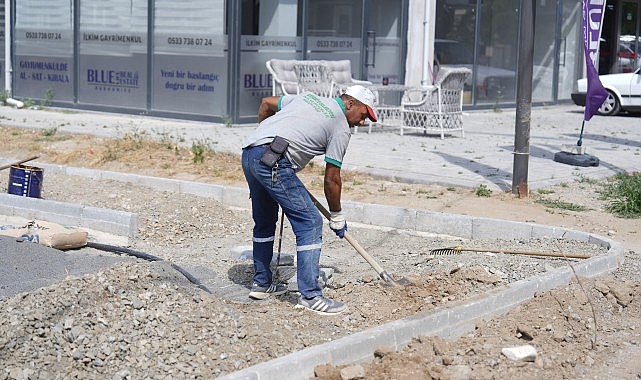 Park ve Bahçeler Müdürlüğü'nden İlçe Genelinde Yoğun Çalışma