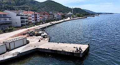 Ulaşlı’daki dalga kırıcı set, taşkın riskini önleyecek
