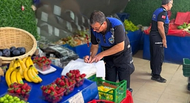 Zabıta Ekiplerinden Manavlara Denetim