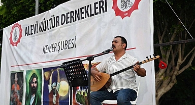 Alevi Kültür Dernekleri Kemer Şubesinden aşure lokması