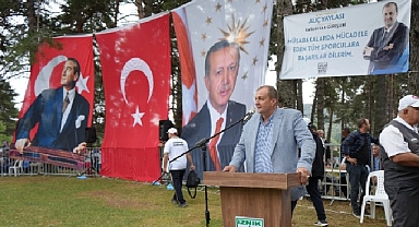 Alıç Yaylası’nda Kıran Kırana Güreş