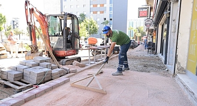 Alsancak sokakları yenilenmeye devam ediyor