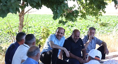 Başkan Altay Altınekin’de Hasat Yaptı
