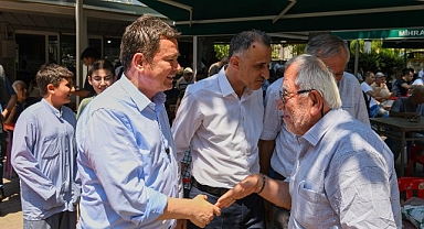 Başkan Aydın Vatandaşlarla Sahada Omuz Omuza