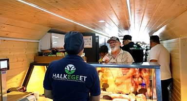 Başkan Çerçioğlu, Aydın Büyükşehir Belediyesi Mobil Halk Ege Et Hizmetlerini Didim'de Vatandaşlarla Buluşturdu