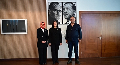Başkan Çerçioğlu'na İçişleri Bakanlığı İller İdaresi Genel Müdürlüğü Muhtarlar Daire Başkanı Üstüner ve Türkiye Basın Platformu Başkanı Tanış’tan Ziyaret