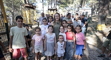 Başkan Mutlu Macera Parkı’nda çocuklarla bir araya geldi