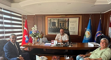 Başkan Topaloğlu'ndan Özdemir'e hayırlı olsun ziyareti