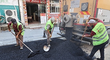 Başkan Vekili Akın, Bağlar Caddesi’ndeki yenileme çalışmalarını yerinde inceledi