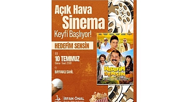 Bayraklı'da Açık Hava Sinema Günleri Başlıyor