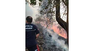 Büyükşehir itfaiyesi Antalya'nın dört bir yanında görev başında