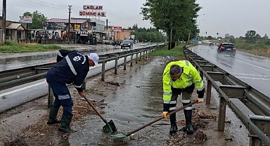 Büyükşehir kuvvetli sağanak sınavını başarıyla geçti
