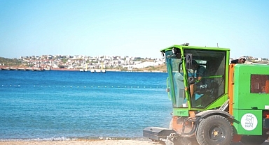 Çeşme'de yaz yoğunluğuna karşı temizlik seferberliği: Atık miktarı haziranda 5 bin tonu aştı