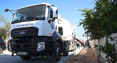 Didim Belediyesi'nin Yeni Beton Mikseri Görev Başında