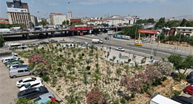 Eski Benzinlik yeşile dönüştü