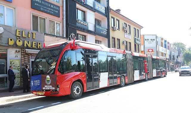 İnegöl’de Metrobüs İçin Test Sürüşü Yapıldı