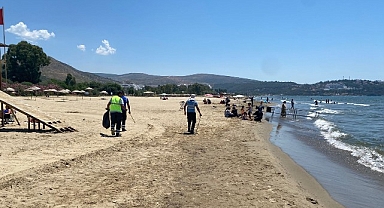 İzmir Büyükşehir Belediyesi iş birliğiyle Efes Selçuk sahillerinde temizlik mesaisi devam ediyor