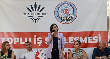 Karabağlar Belediyesi'nde toplu iş sözleşmesi sevinci