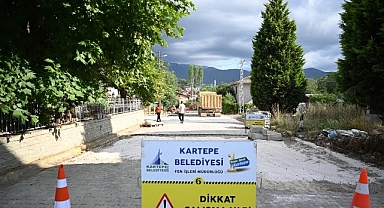 Kartepe’de Üstyapı Çalışmaları Aralıksız Sürüyor
