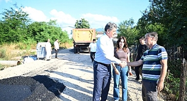 Kartepe’de Yol Seferberliği Sürüyor