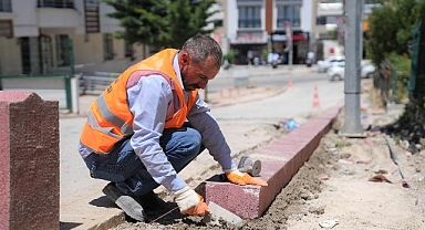 Keçiören'de Kaldırımlar Yenileniyor