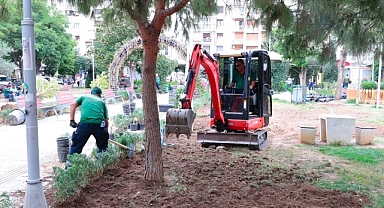 Konak’ın parklarında bakım seferberliği