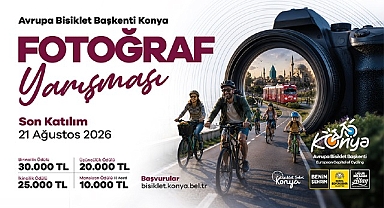 Konya Büyükşehir'den “Avrupa Bisiklet Başkenti Konya” Temalı Fotoğraf Yarışması