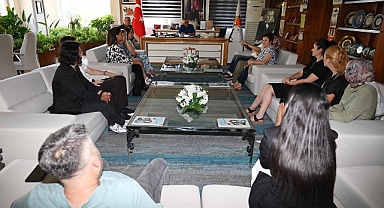 Öğretmenlerden Başkan Topaloğlu’na ziyaret