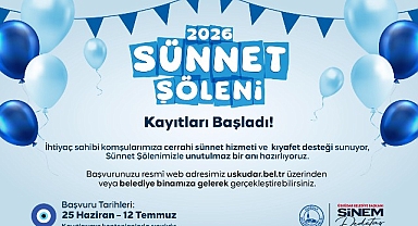 Üsküdar Belediyesi'nde 2026 Sünnet Şöleni İçin Kayıtlar Başladı