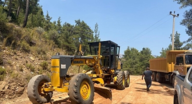 Yayla Kuzdere'de asfalt çalışması başladı