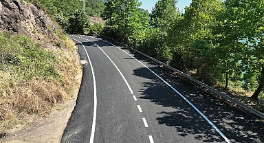 Yuvacık Barajı yolu yenilendi