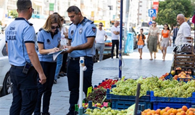 Ana arterlerde kaldırım işgaline geçit yok