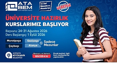 Antalya Büyükşehir Belediyesi’nden ücretsiz eğitim fırsatı