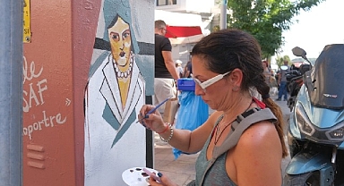 Ayvalık, açık hava sanat galerisine dönüşüyor